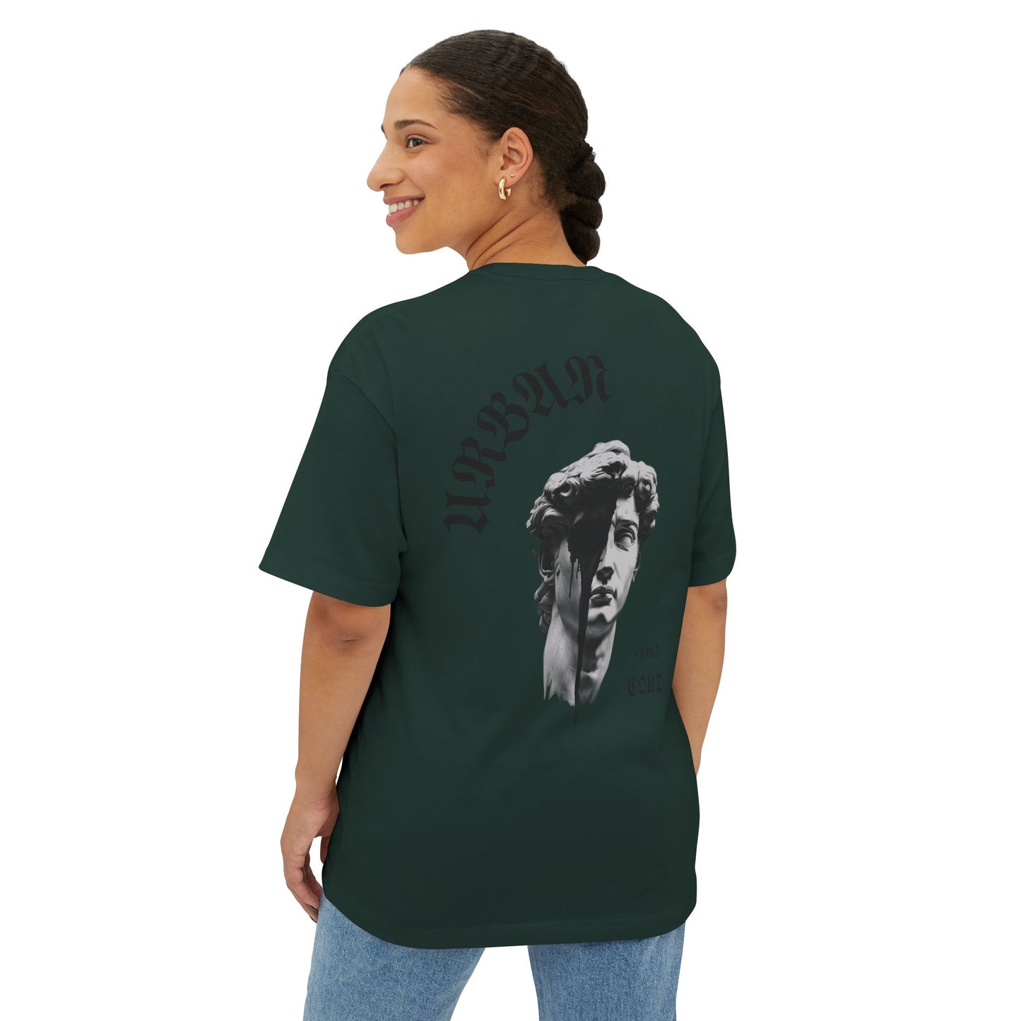 Camiseta Oversized Aesthetic 100% algodón, estampado [diseño único], Unisex