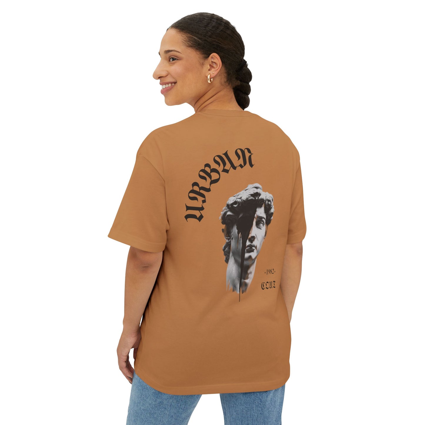 Camiseta Oversized Aesthetic 100% algodón, estampado [diseño único], Unisex