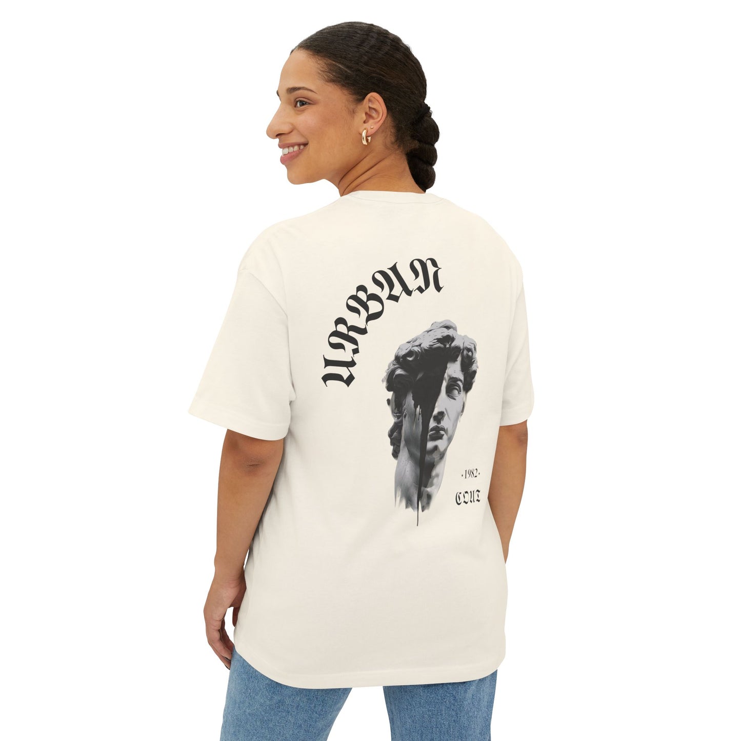 Camiseta Oversized Aesthetic 100% algodón, estampado [diseño único], Unisex
