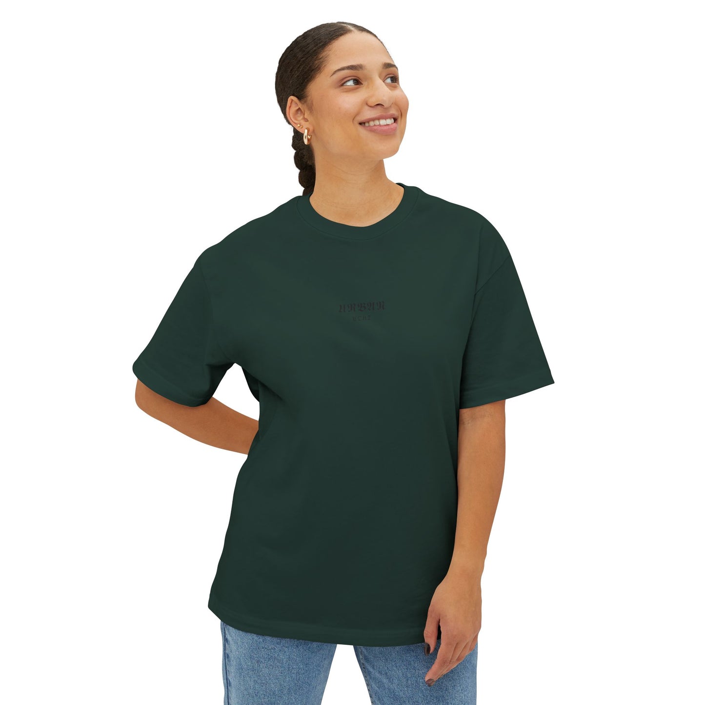 Camiseta Oversized Aesthetic 100% algodón, estampado [diseño único], Unisex