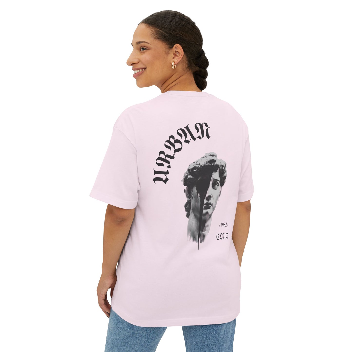 Camiseta Oversized Aesthetic 100% algodón, estampado [diseño único], Unisex
