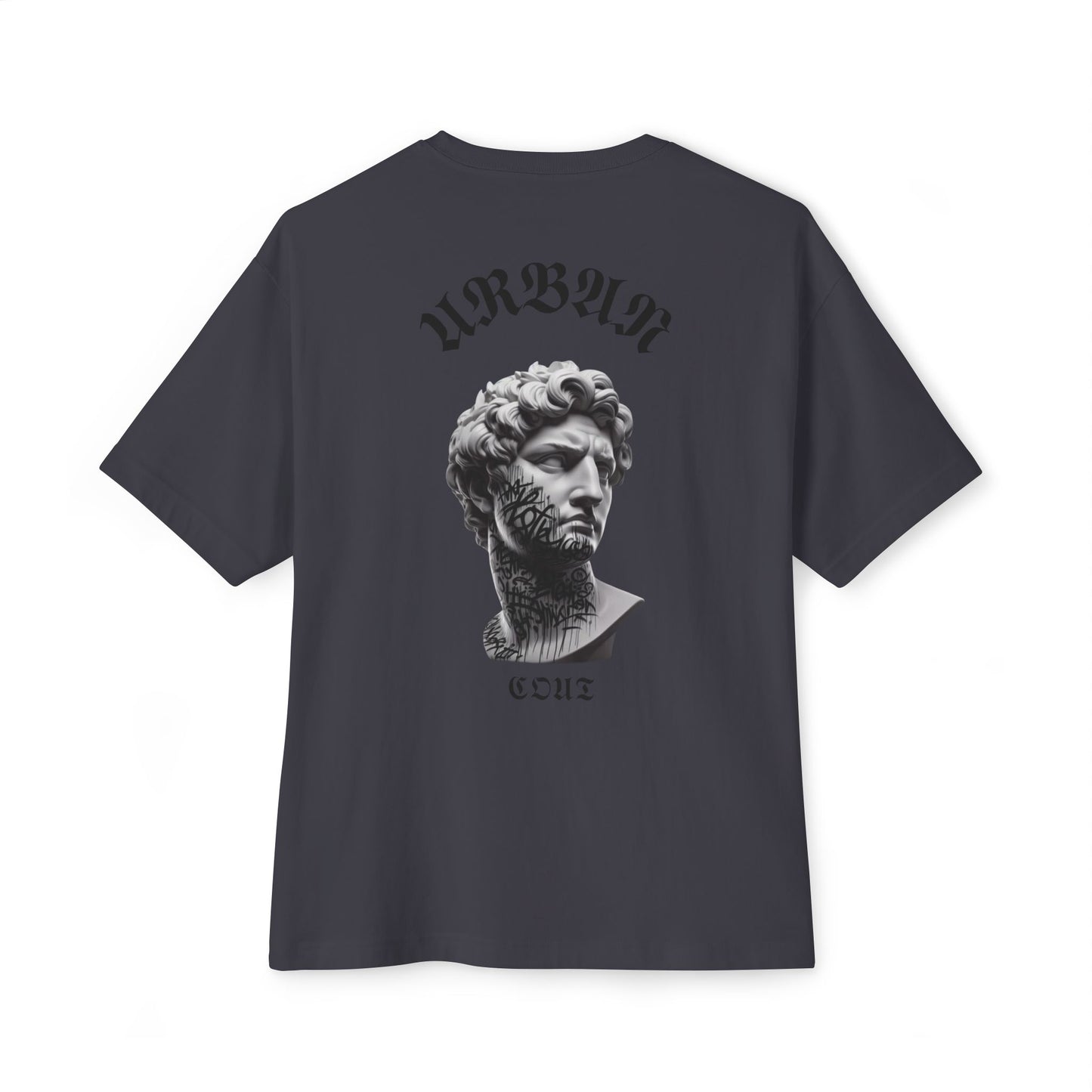 Camiseta Oversized 100% algodón con estampado [diseño único], cuello redondo, variedad de colores
