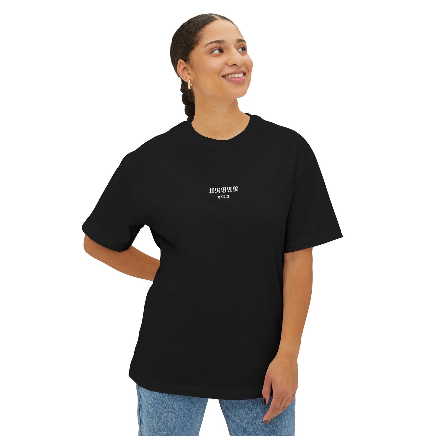 Camiseta Oversized Graphic 100% algodón, cuello redondo, con estampado [diseño unico]
