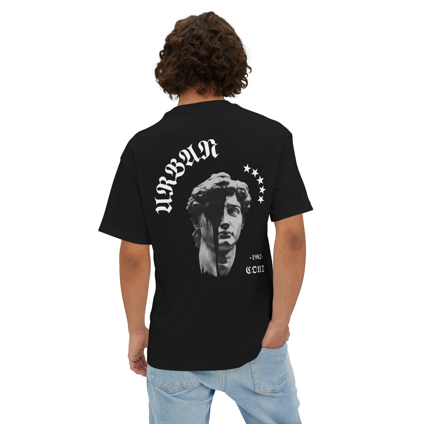 Camiseta Oversized Graphic 100% algodón, cuello redondo, con estampado [diseño unico]