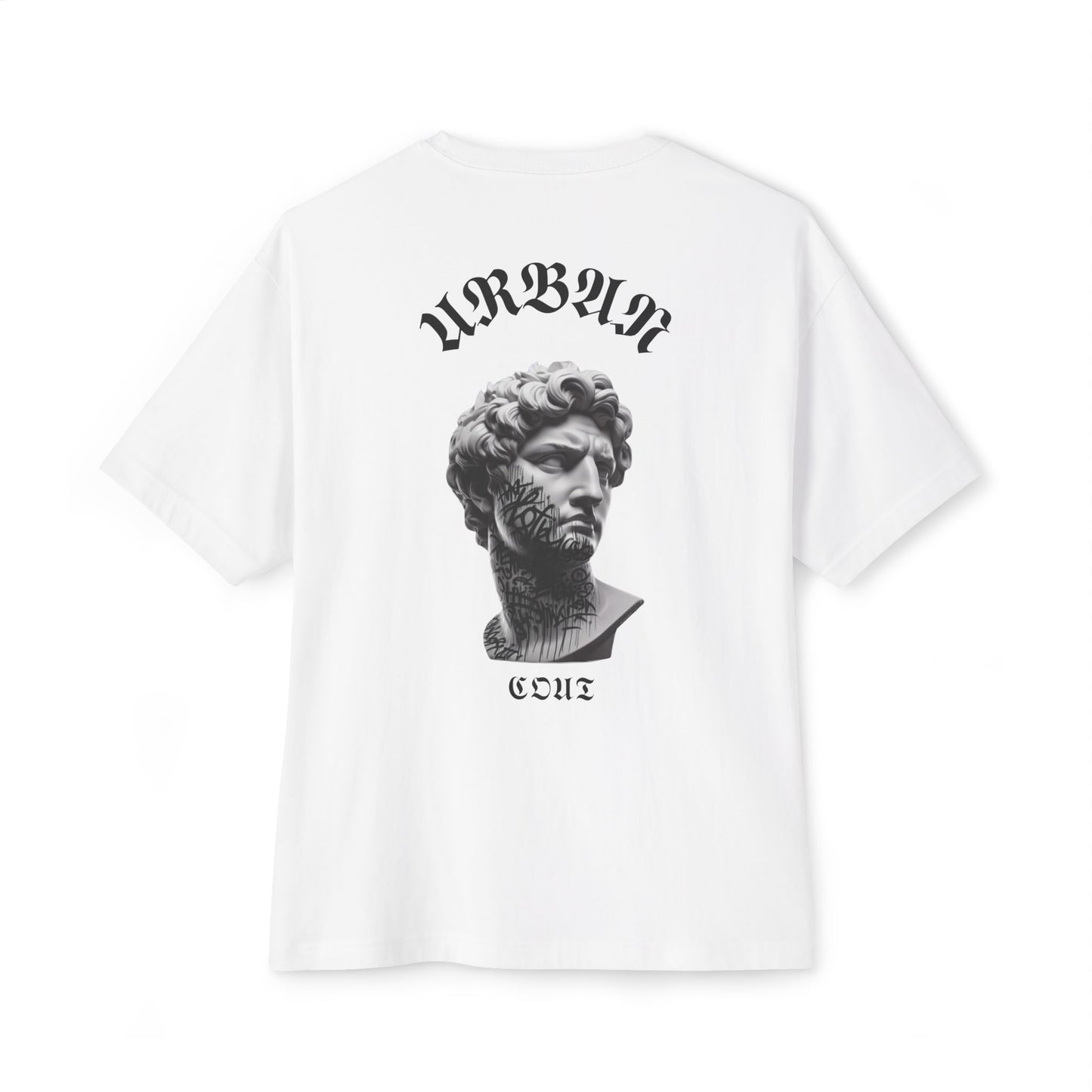 Camiseta Oversized 100% algodón con estampado [diseño único], cuello redondo, variedad de colores
