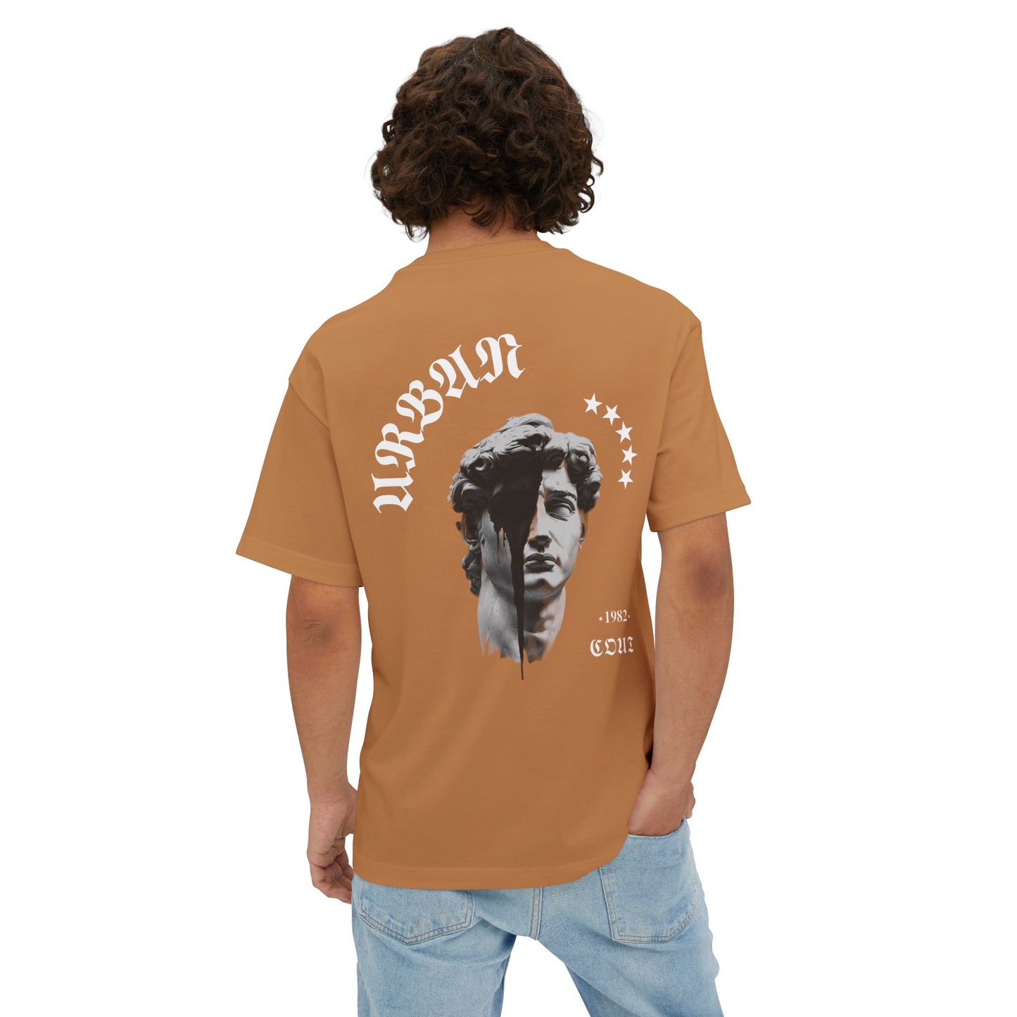 Camiseta Oversized Graphic 100% algodón, cuello redondo, con estampado [diseño unico]