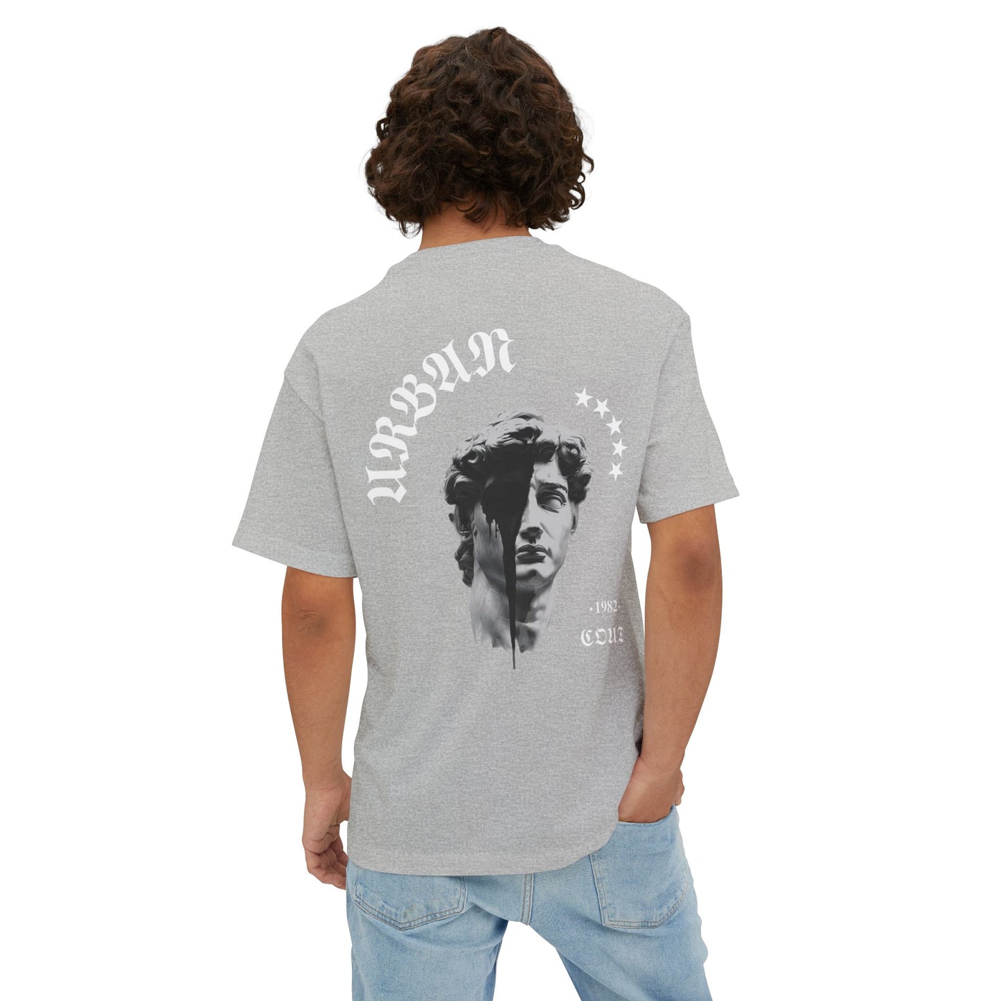 Camiseta Oversized Graphic 100% algodón, cuello redondo, con estampado [diseño unico]