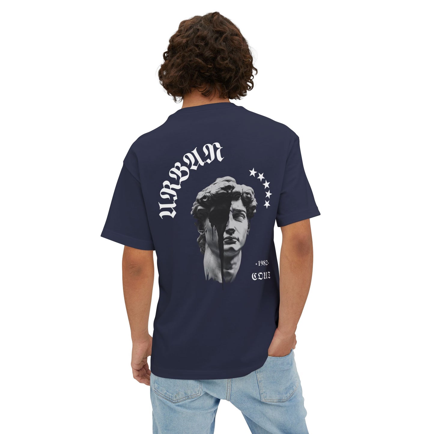 Camiseta Oversized Graphic 100% algodón, cuello redondo, con estampado [diseño unico]