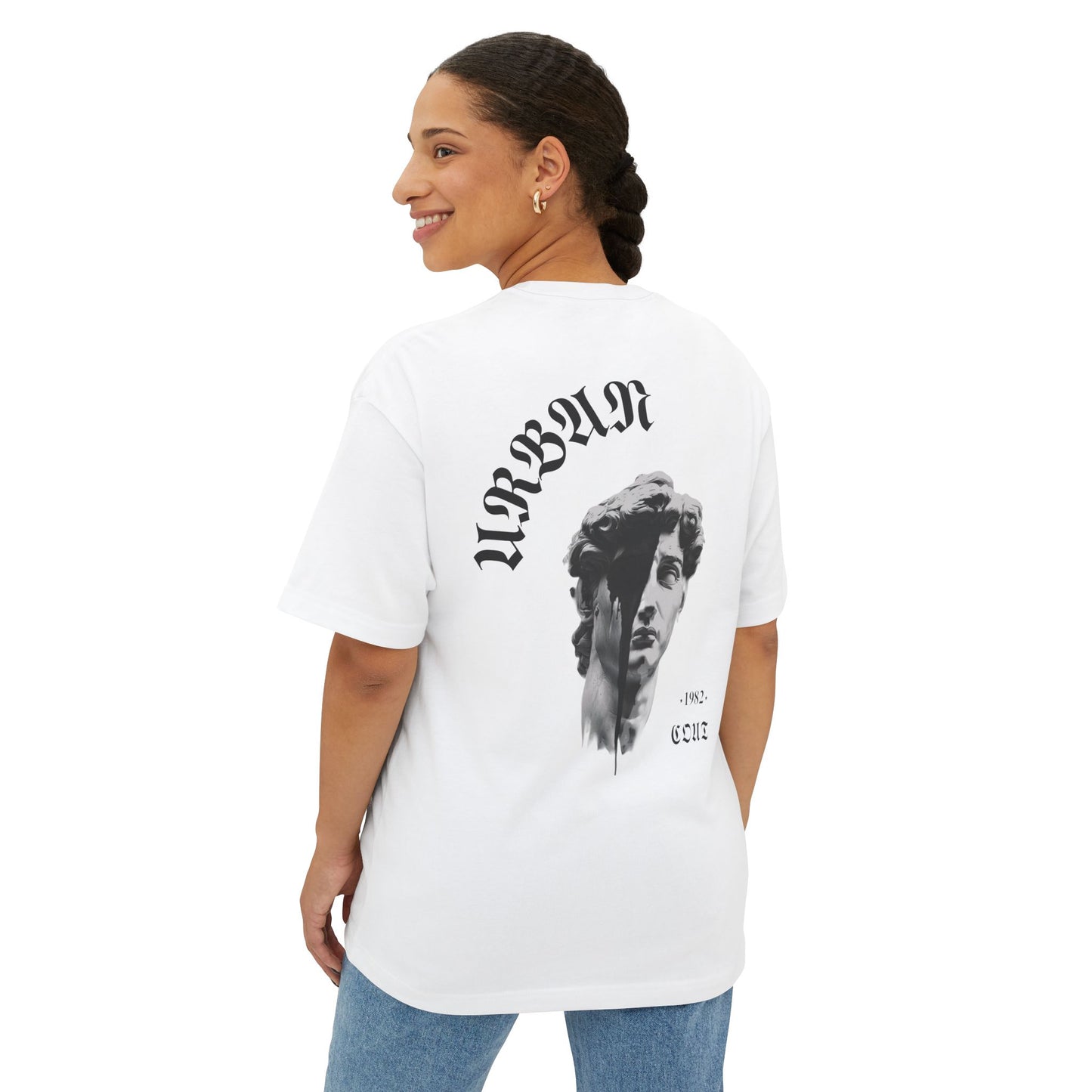 Camiseta Oversized Aesthetic 100% algodón, estampado [diseño único], Unisex