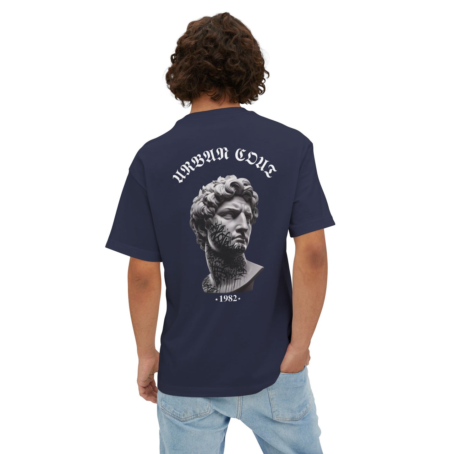Camiseta Stylish Oversized 100% algodón, con estampado [diseño único], variedades de colores