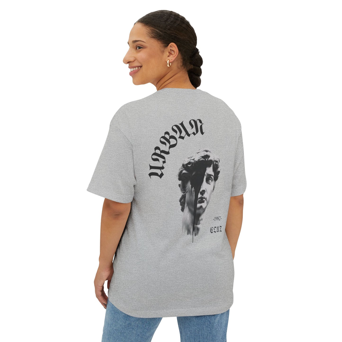 Camiseta Oversized Aesthetic 100% algodón, estampado [diseño único], Unisex