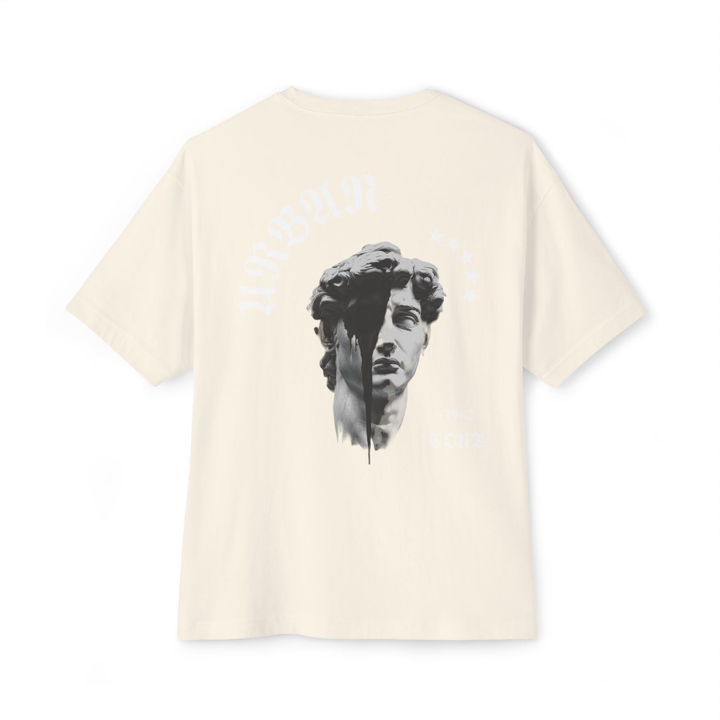 Camiseta Oversized Graphic 100% algodón, cuello redondo, con estampado [diseño unico]
