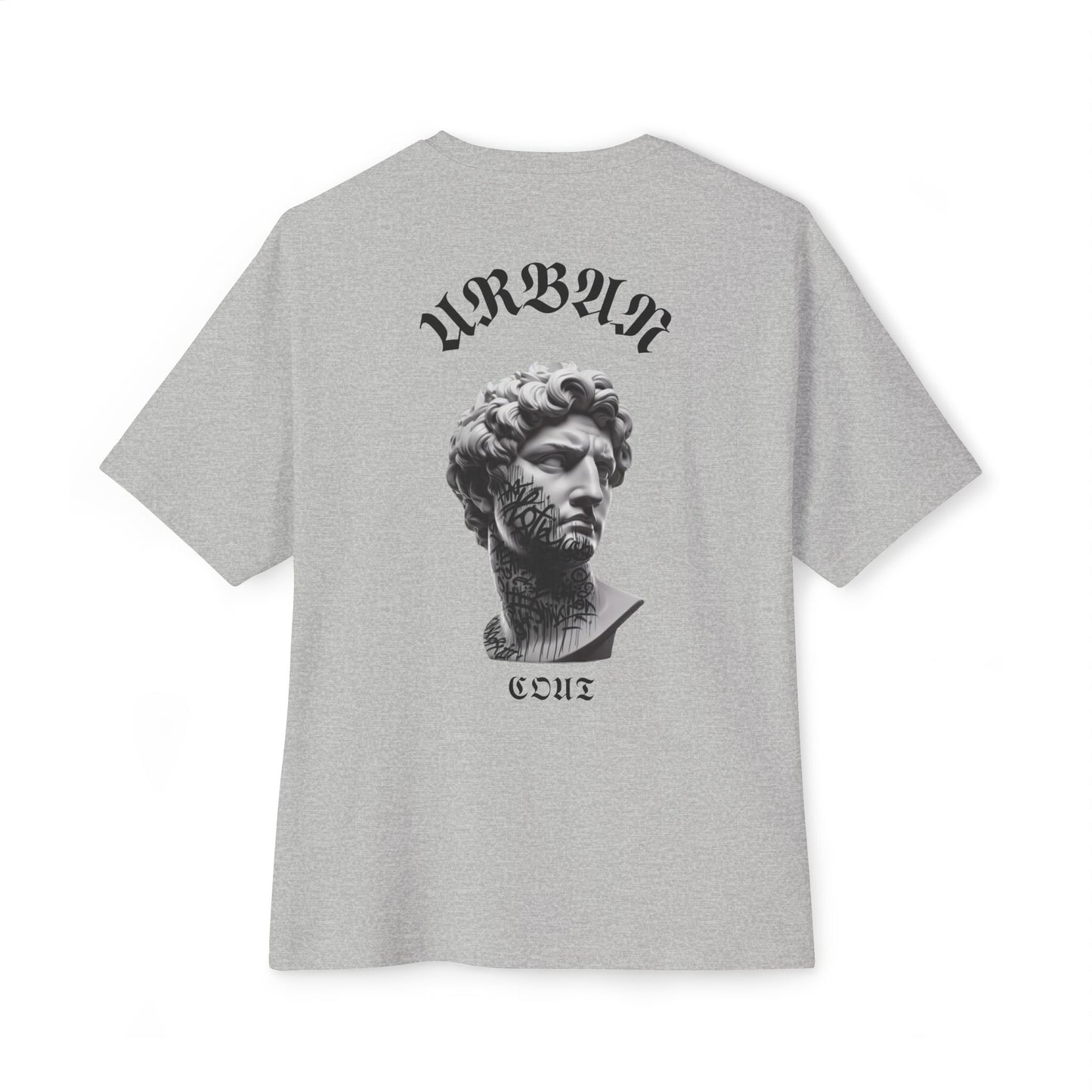 Camiseta Oversized 100% algodón con estampado [diseño único], cuello redondo, variedad de colores