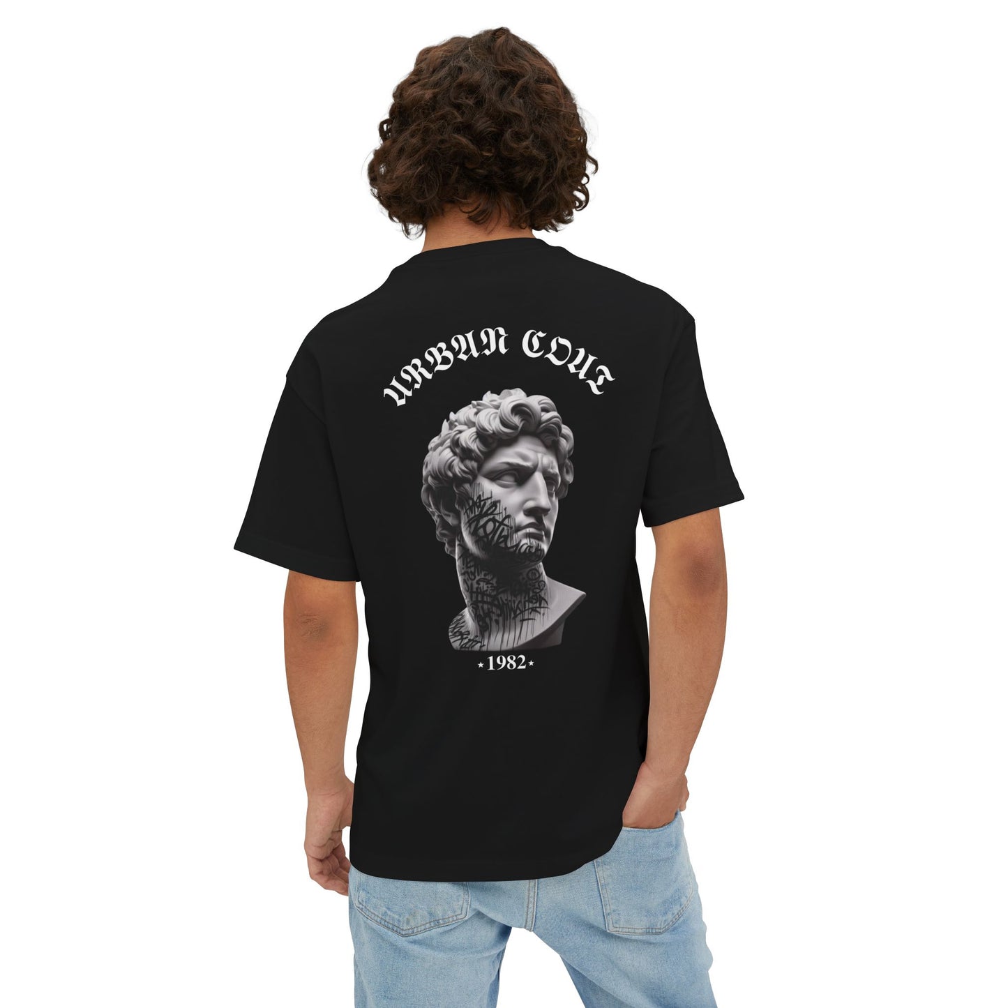 Camiseta Stylish Oversized 100% algodón, con estampado [diseño único], variedades de colores